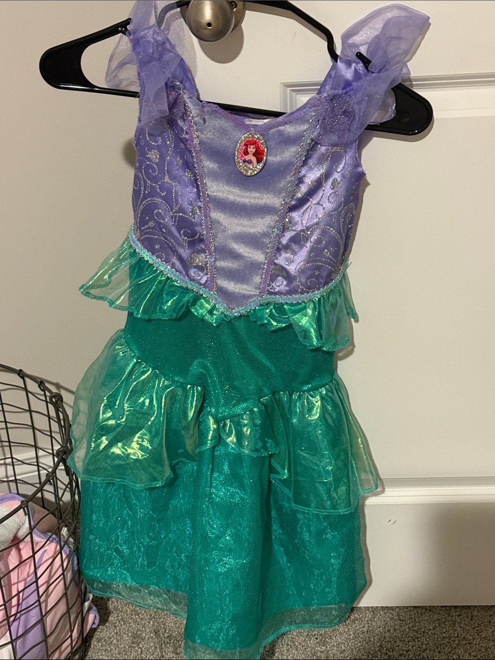 Disney Purple and Green Ariel-Inspired Mermaid Dress Costume
